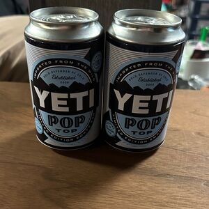 Yeti Pop Top Empty Cans- set of 2